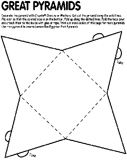 Great Pyramids coloring page