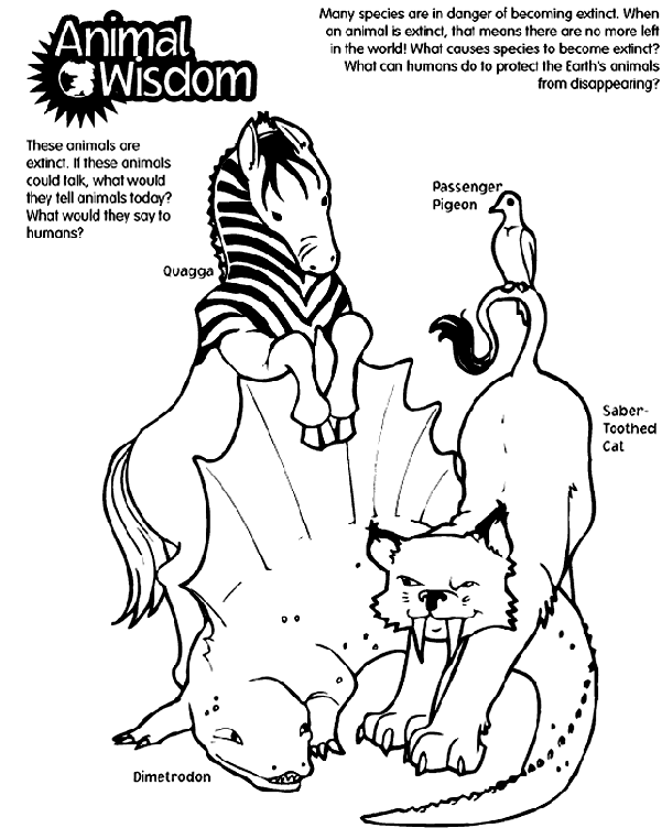 totem pole animals coloring pages