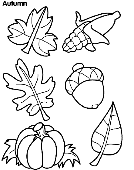 4200 Coloring Pages For Autumn Leaves Pictures