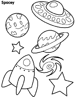 Outer Space Coloring Pages for Kids: Free Printable Coloring Pages for Kids  That Are Out of This World, Printables