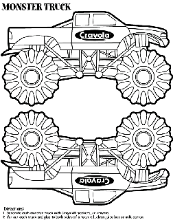 big truck coloring pages for kids