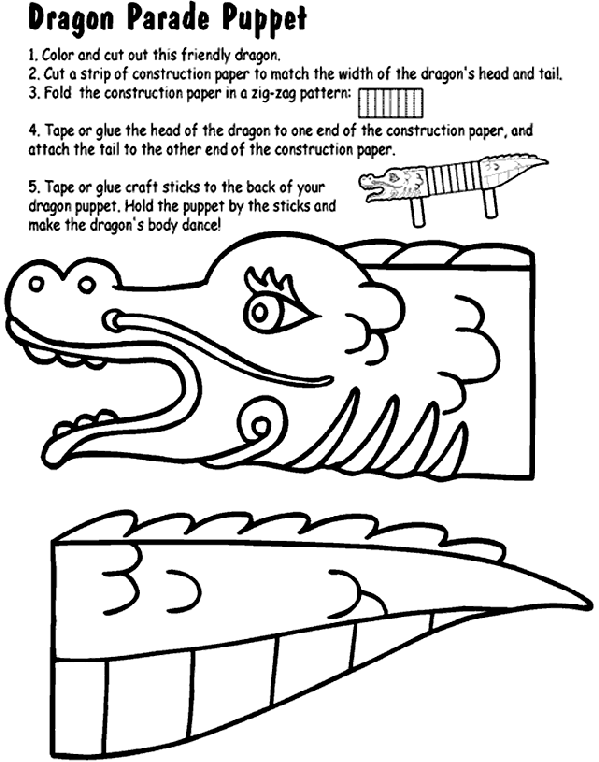 How to Make Paper Dragons (Easy Free Printable Model included)