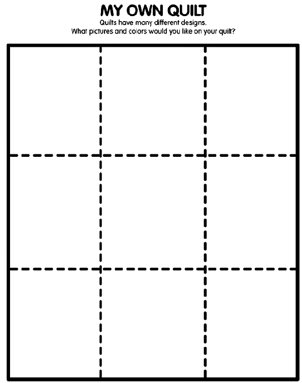 Quilt Coloring Book (Free Printable Quilt Coloring Pages
