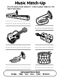 free coloring pages dance musical instruments