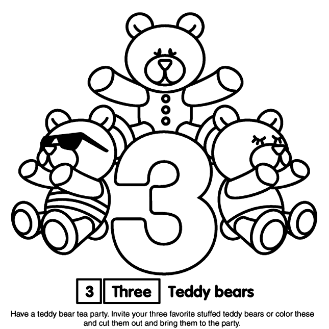 number 3 coloring page crayola com