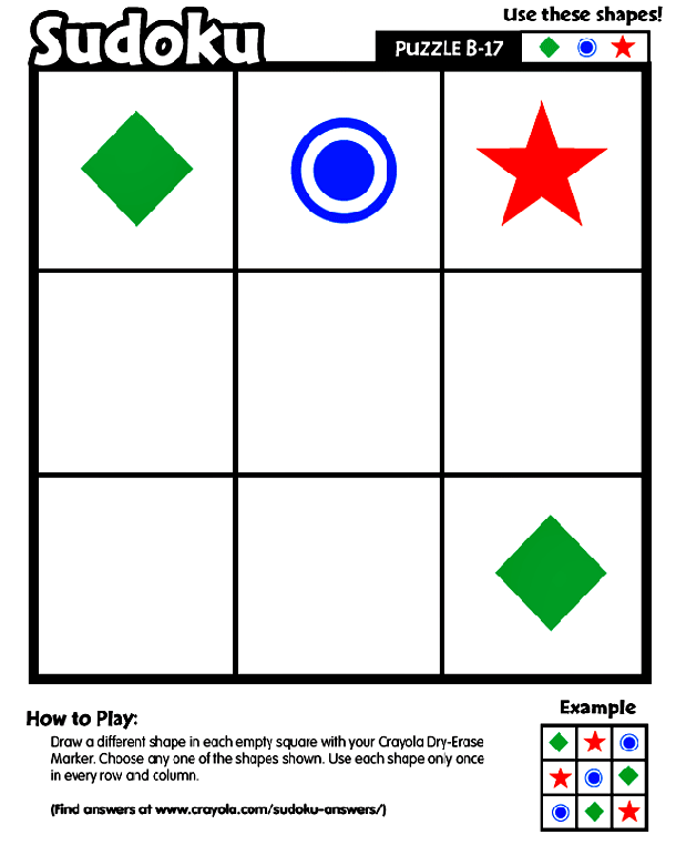 Sudoku B-17 Coloring Page | crayola.com