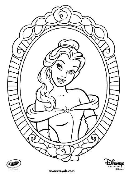 Download Disney Princess Belle Coloring Page | crayola.com