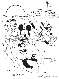 mickey mouse pictures to color and print