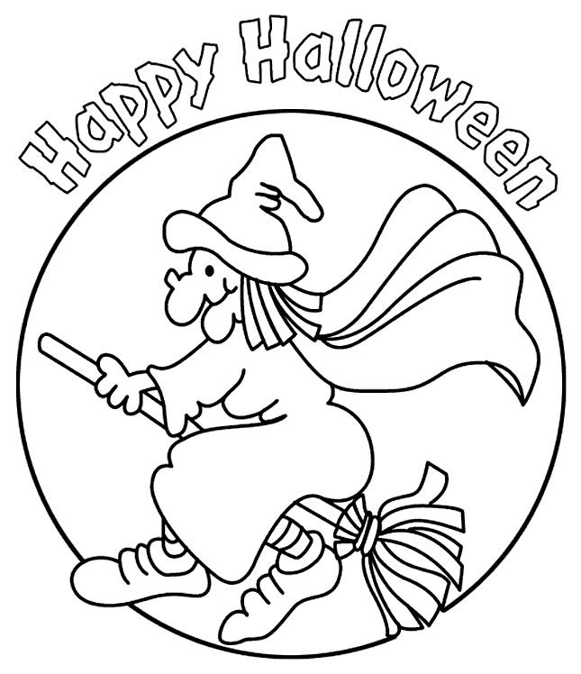 coloring pages witches