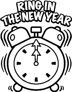 New Year S Day Free Coloring Pages Crayola Com