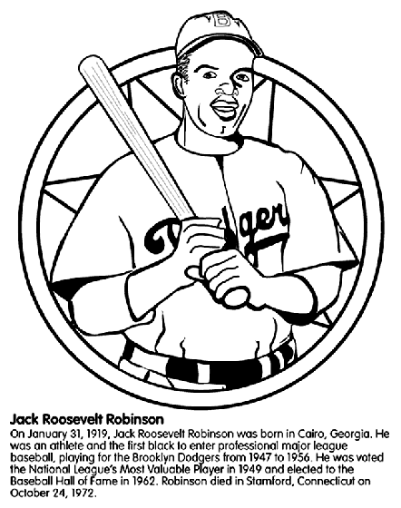 Baseball Player Coloring Pages 