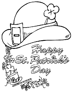 St. Paddy's Derby coloring page