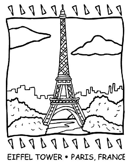 Download Eiffel Tower Coloring Page | crayola.com