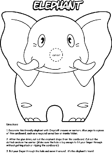 coloring pages of elephant