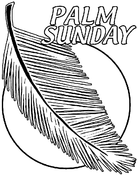Coloring Sheets For Palm Sunday 9