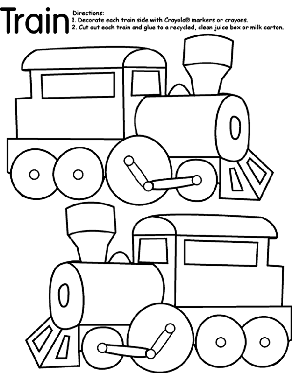 68 Top Crayola Coloring Pages Trains For Free