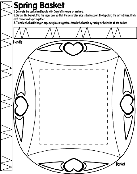 crayola coloring pages spring