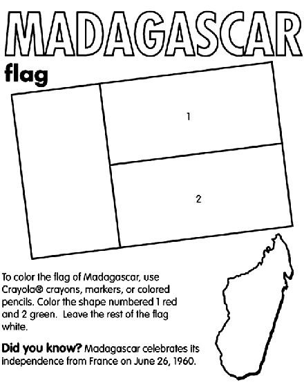Madagascar Coloring Page Crayola Com