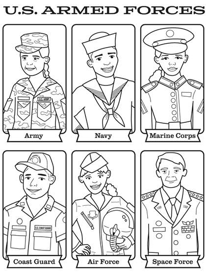 National Guard Coloring Pages
