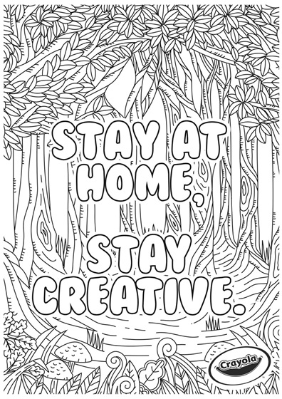 Download Stay at Home Creativity, Forest | crayola.com