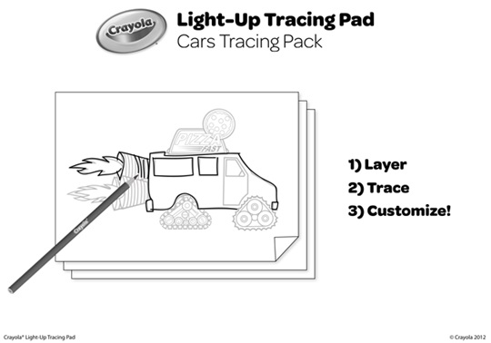 Download Cars Tracing Pack Coloring Page | crayola.com