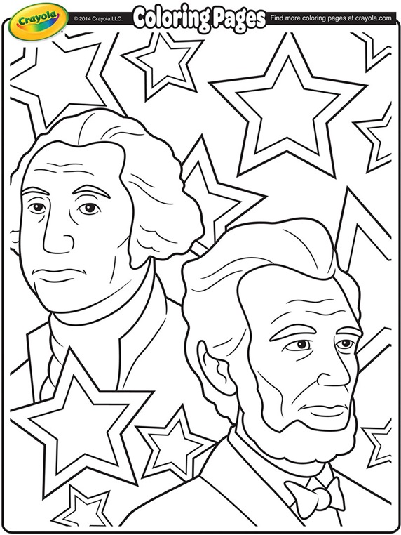 Presidents Day Coloring Page