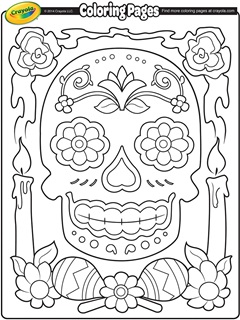 Download Dia De Los Muertos Mexico Day Of The Dead Free Coloring Pages Crayola Com