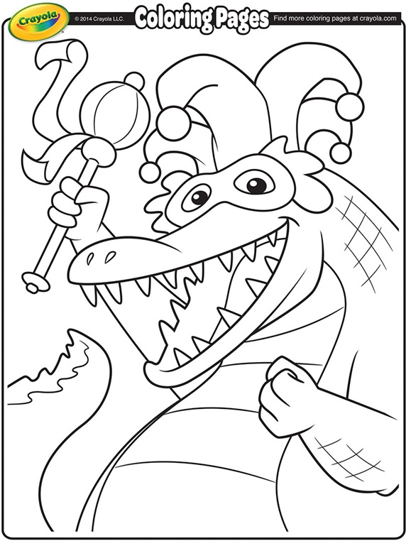 alligator coloring pages