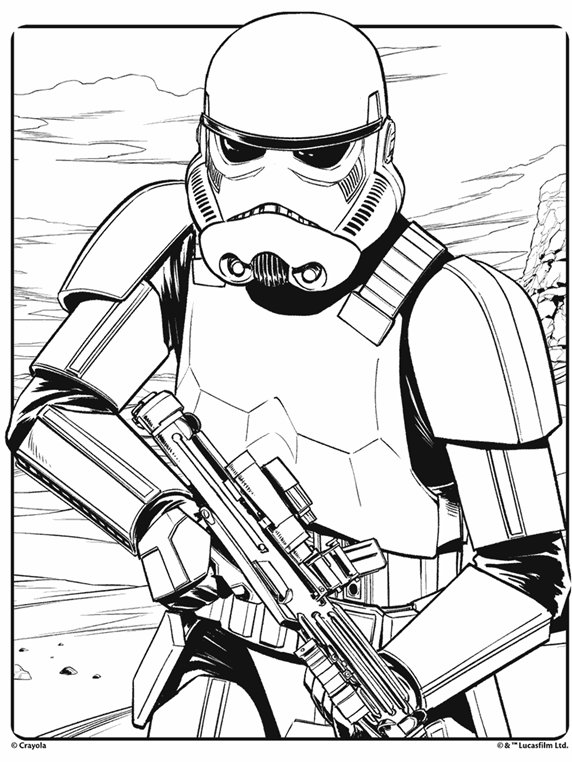 Storm Trooper Coloring Page - Image to u
