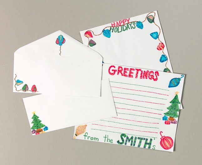 Our Family Holiday Newsletter Craft | crayola.com