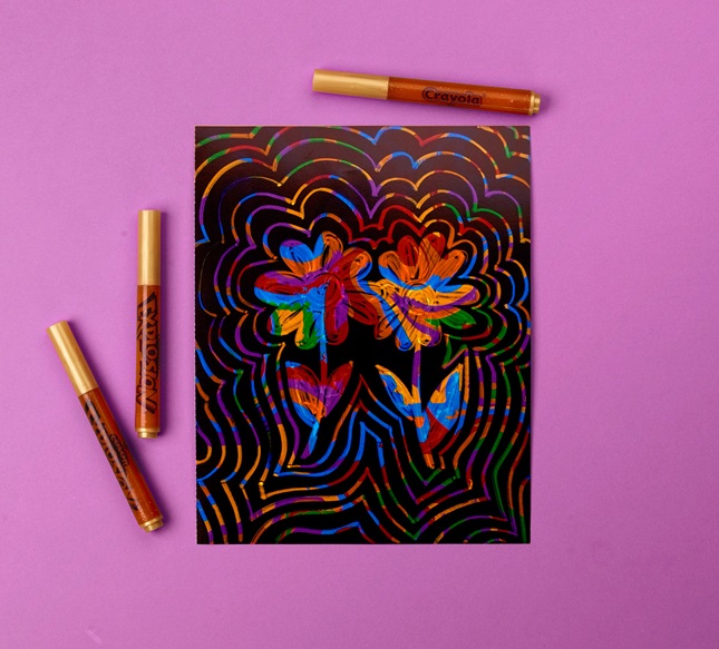 Echoes in Rainbow Colors Craft | crayola.com