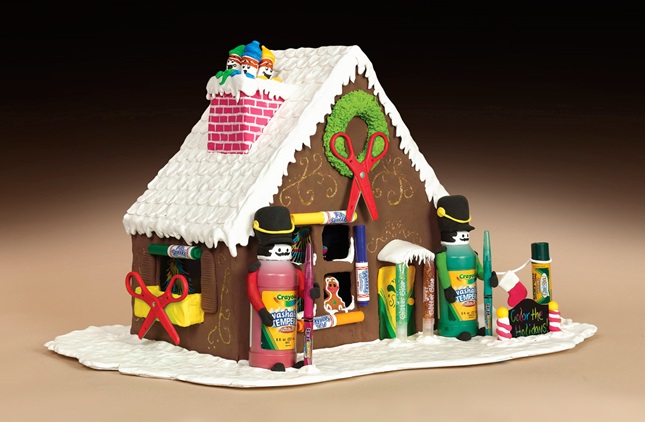Celebrate With a Gingerbread House! Craft | crayola.com
