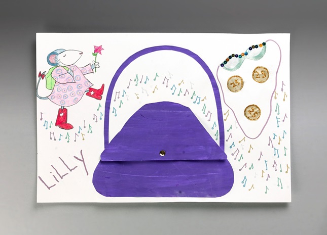 Inside a Purple Purse Craft | crayola.com