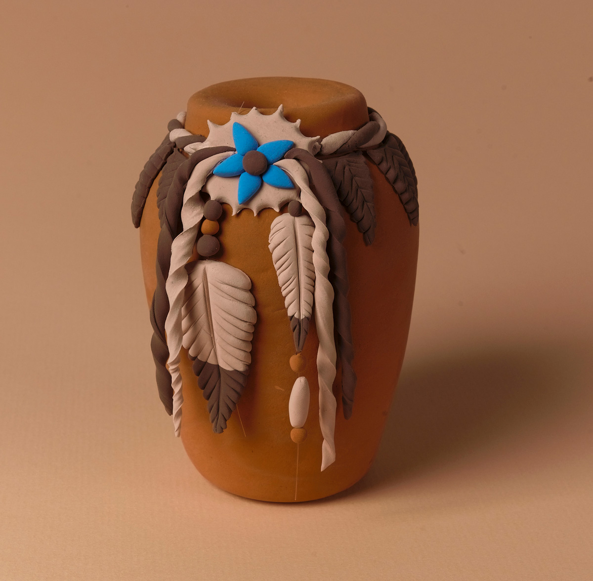 Native american deals clay sculptures