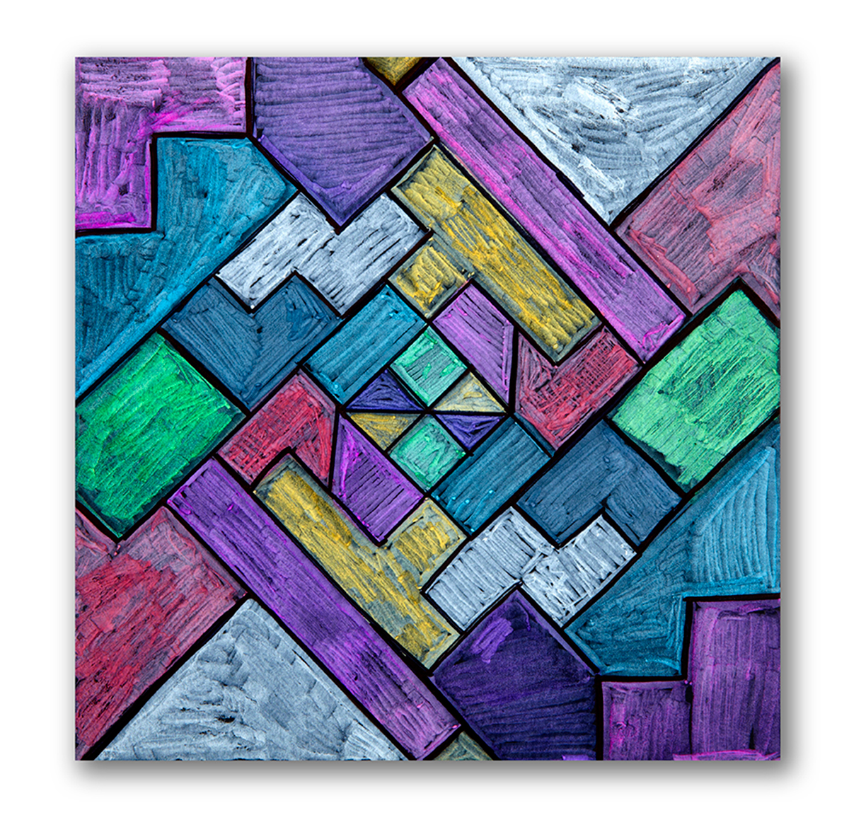 Geometric stained glass deals patterns