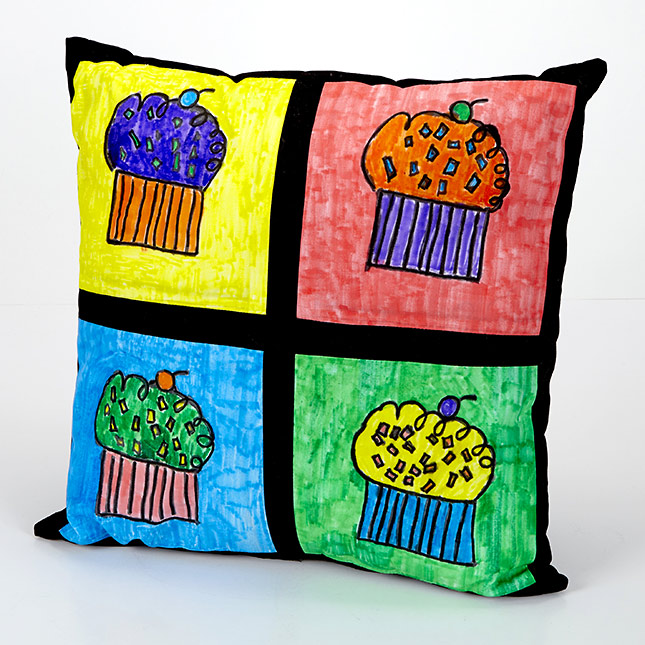 Pillow best sale art designs