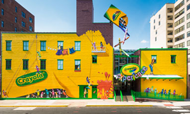 Exterior of Crayola Experience Easton, PA