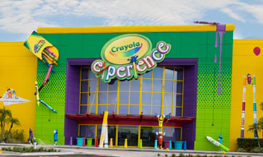 Exterior of Crayola Experience Orlando, FL