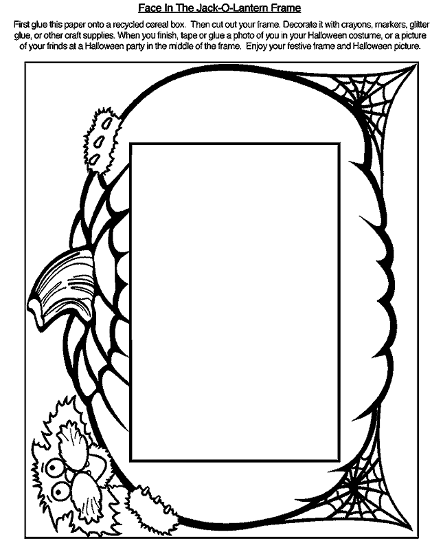 Pumpkin and Cat Frame