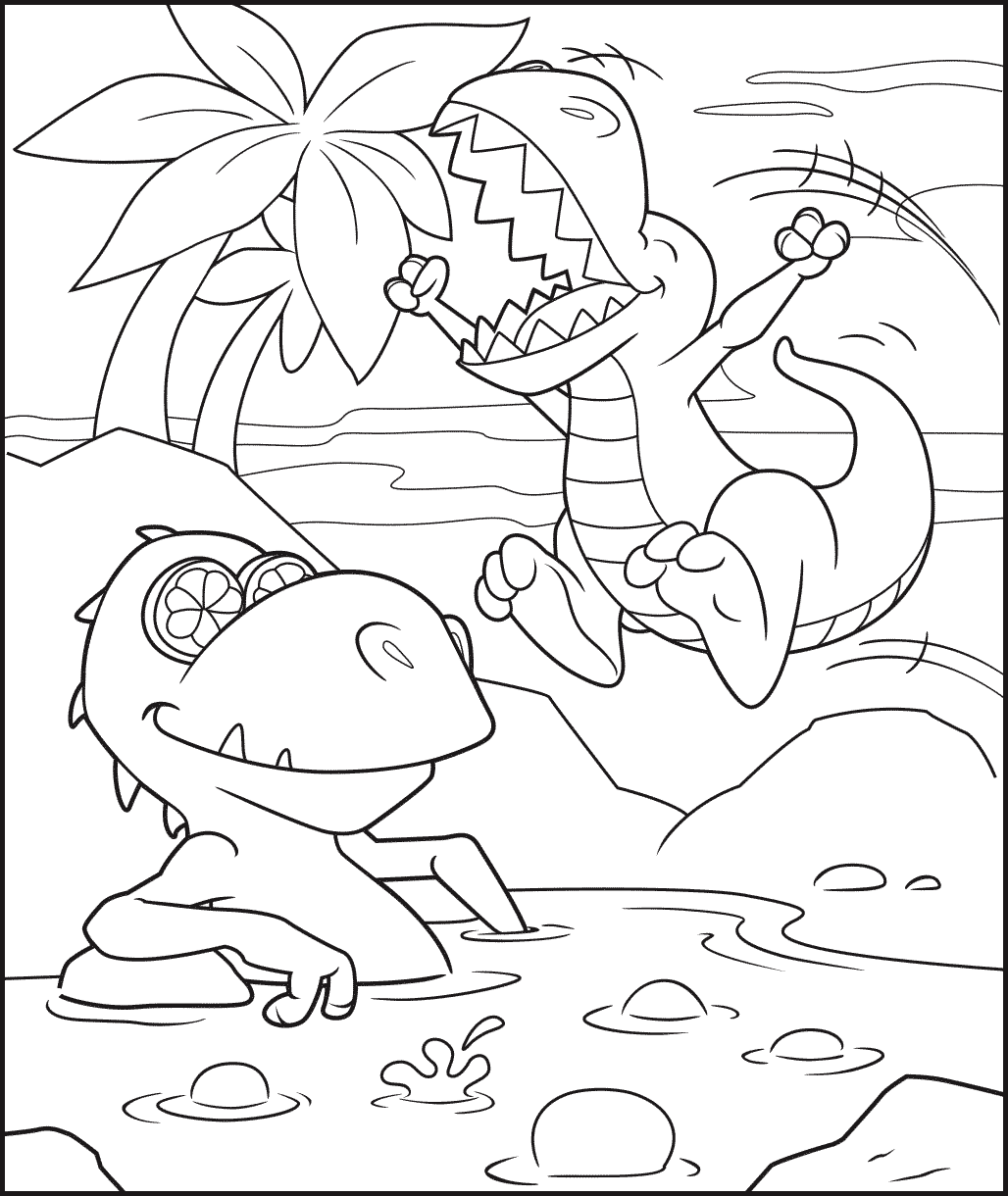 Dibujos animados de T-Rex