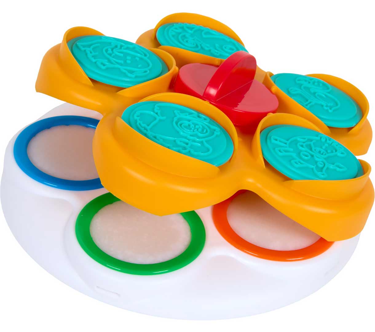 color wonder mess free fingerpainting & stamper kit. Ink pad base and stamp holder