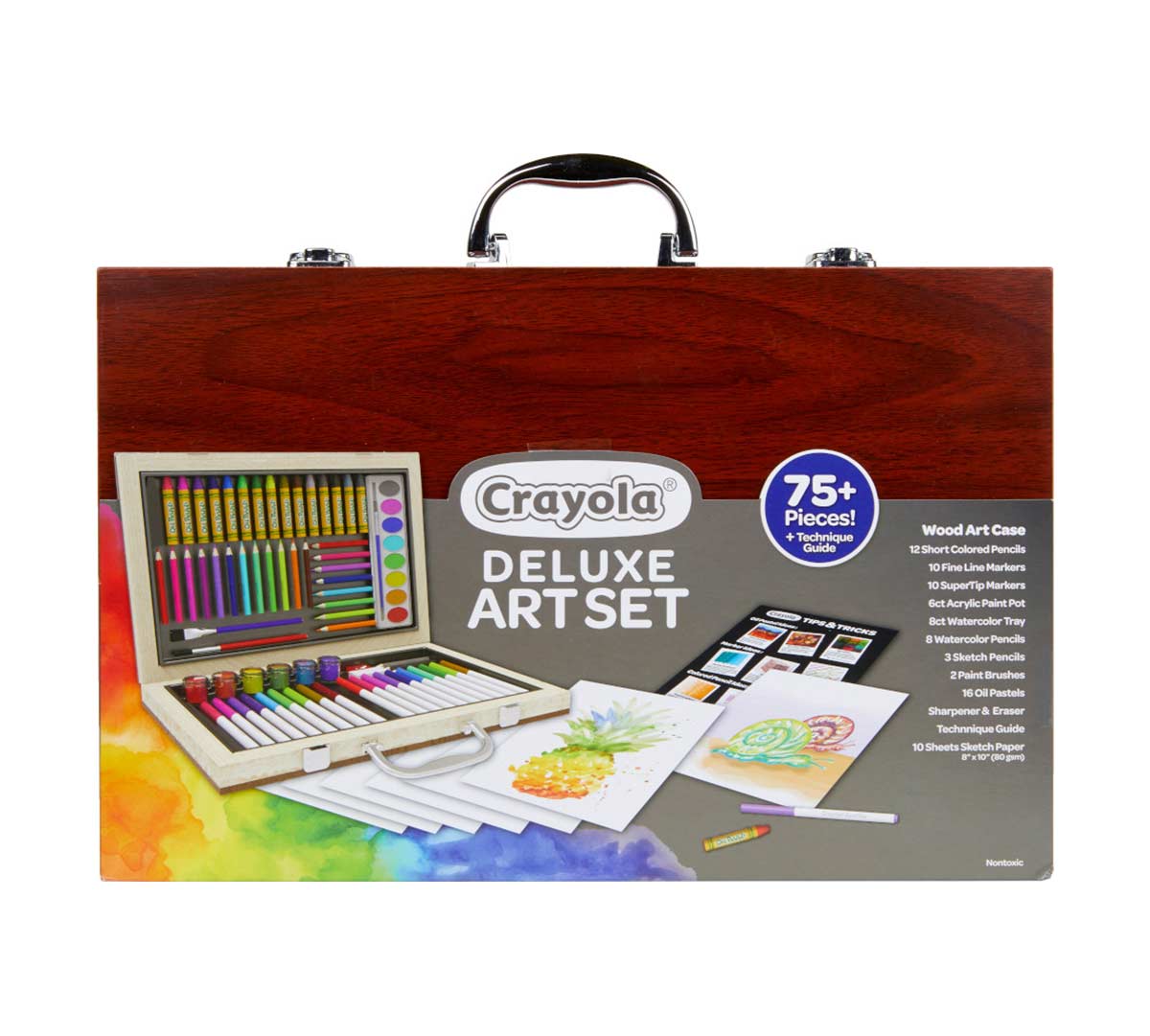 Deluxe Wooden Art Set  Over 75 Pieces