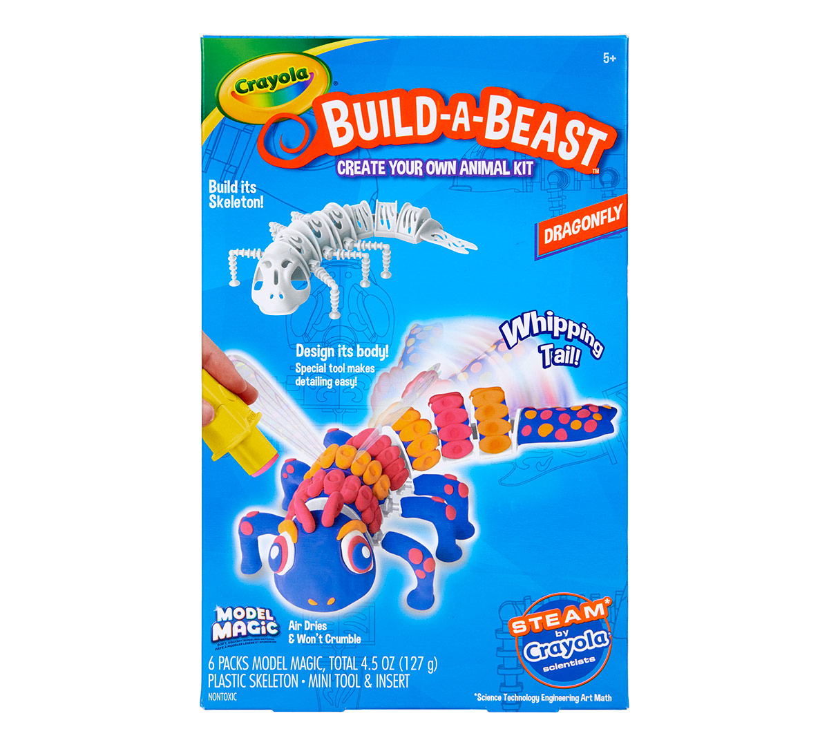 Build A Beast Dragonfly Craft Kit Front View of Box
