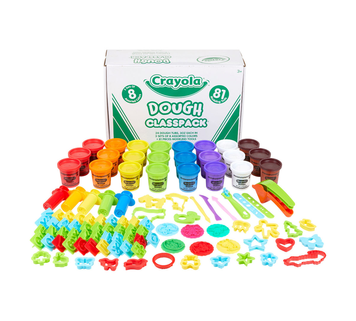 Dough Classpack with Tools  Over 100 Pieces