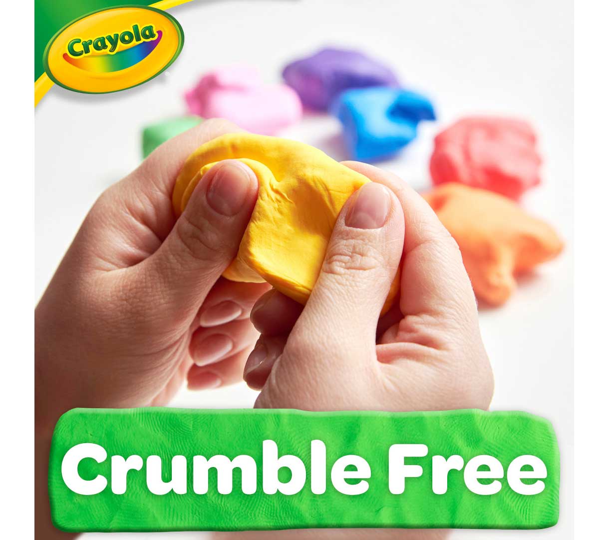 crayola dough set  6 3lb resealable buckets crumble free
