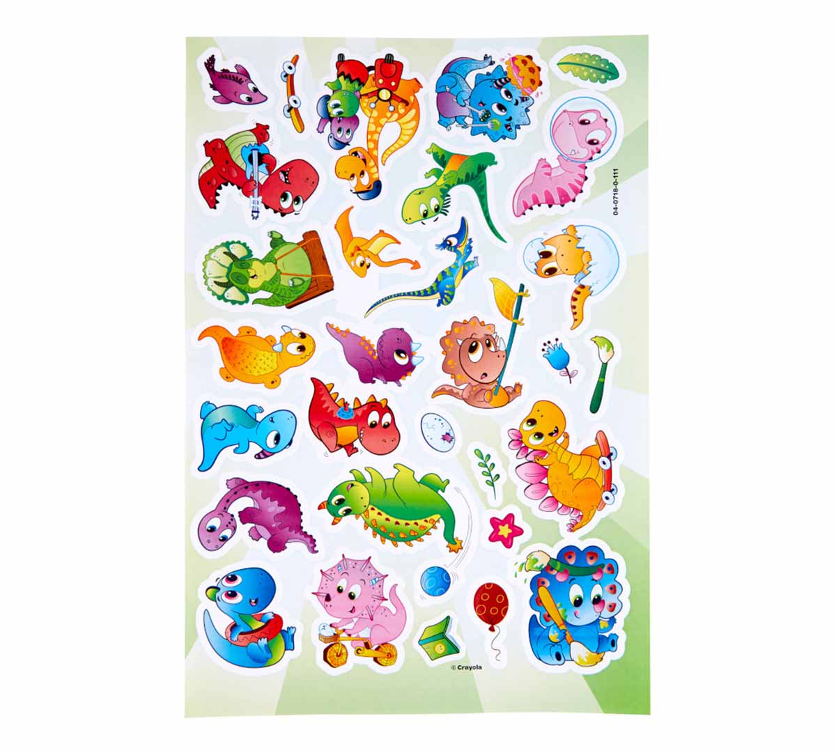 Prehistoric Pals Dinosaur Coloring Book Stickers