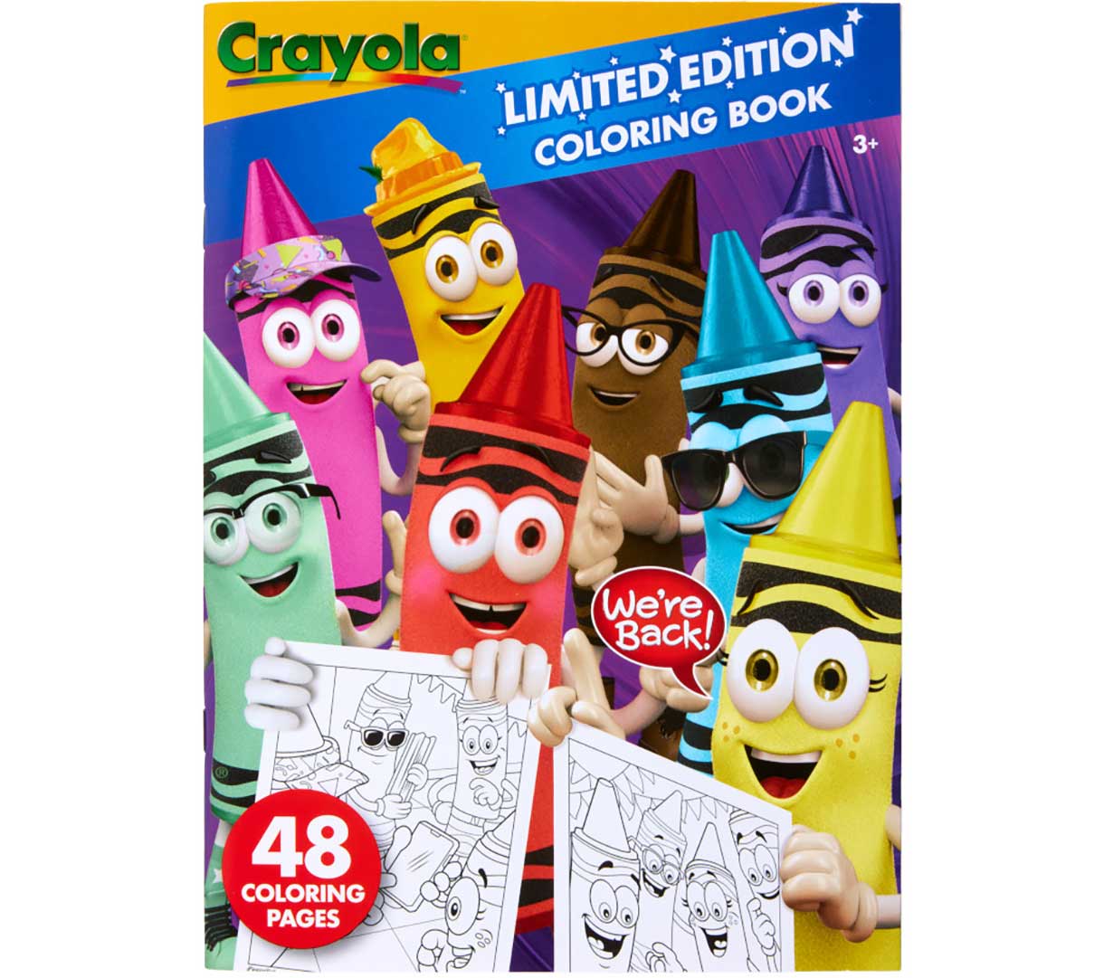Limited Edition Coloring Book, 48 Pages front cover.