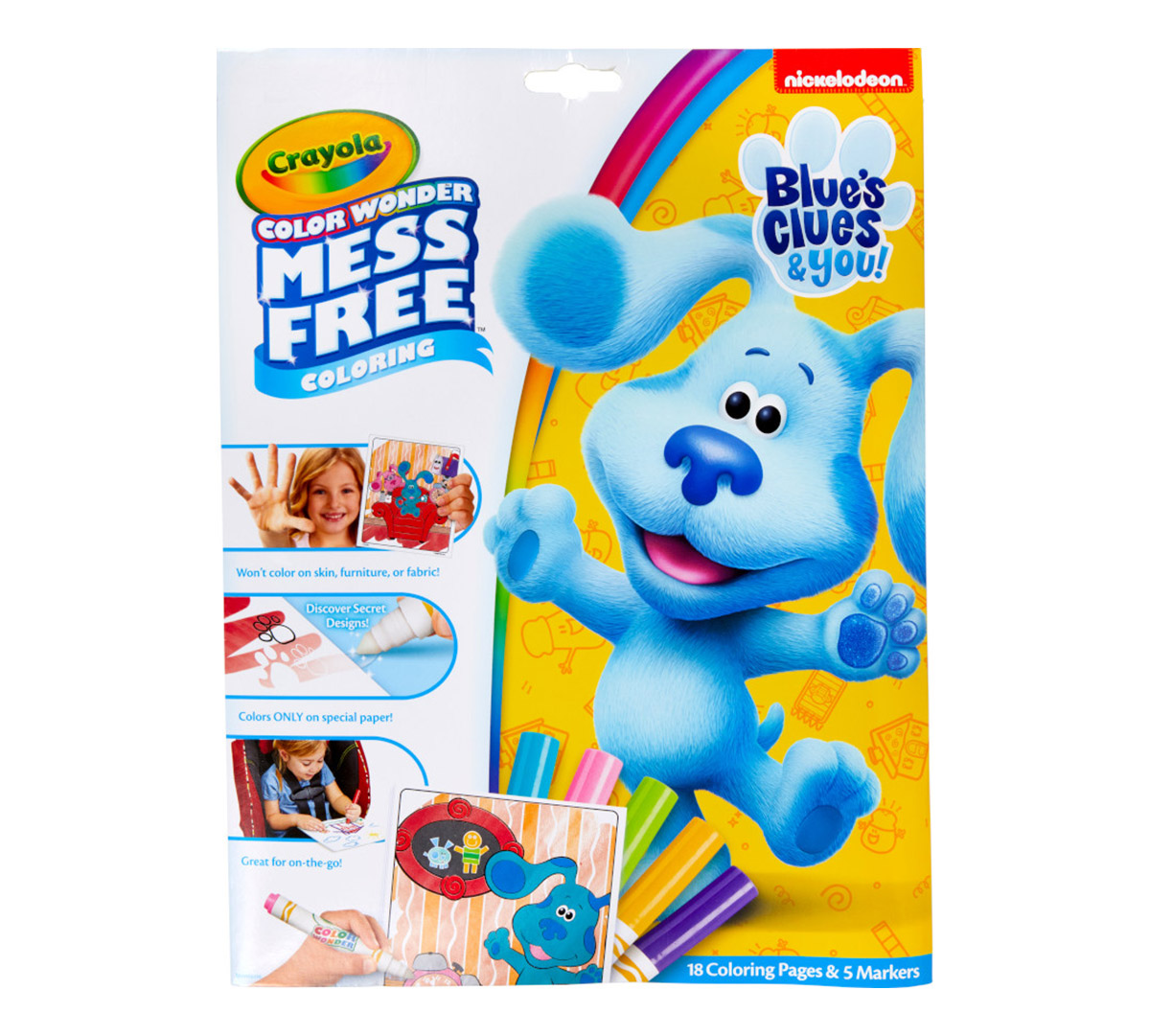 Color Wonder Mess Free Blue's Clues & You Coloring Set Front View