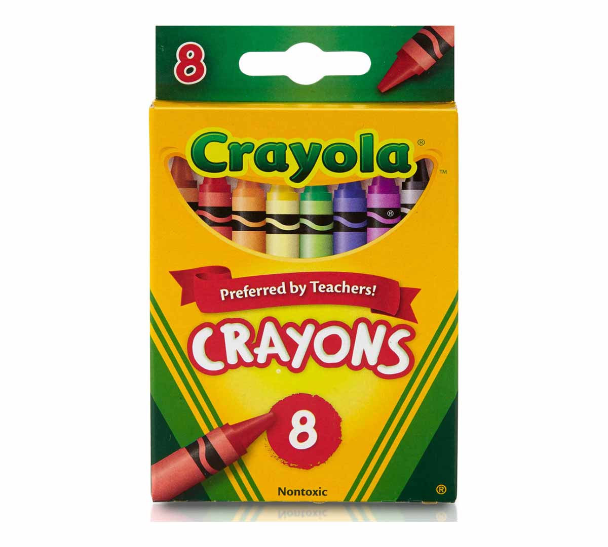 Crayons  8 Count Front View of Box