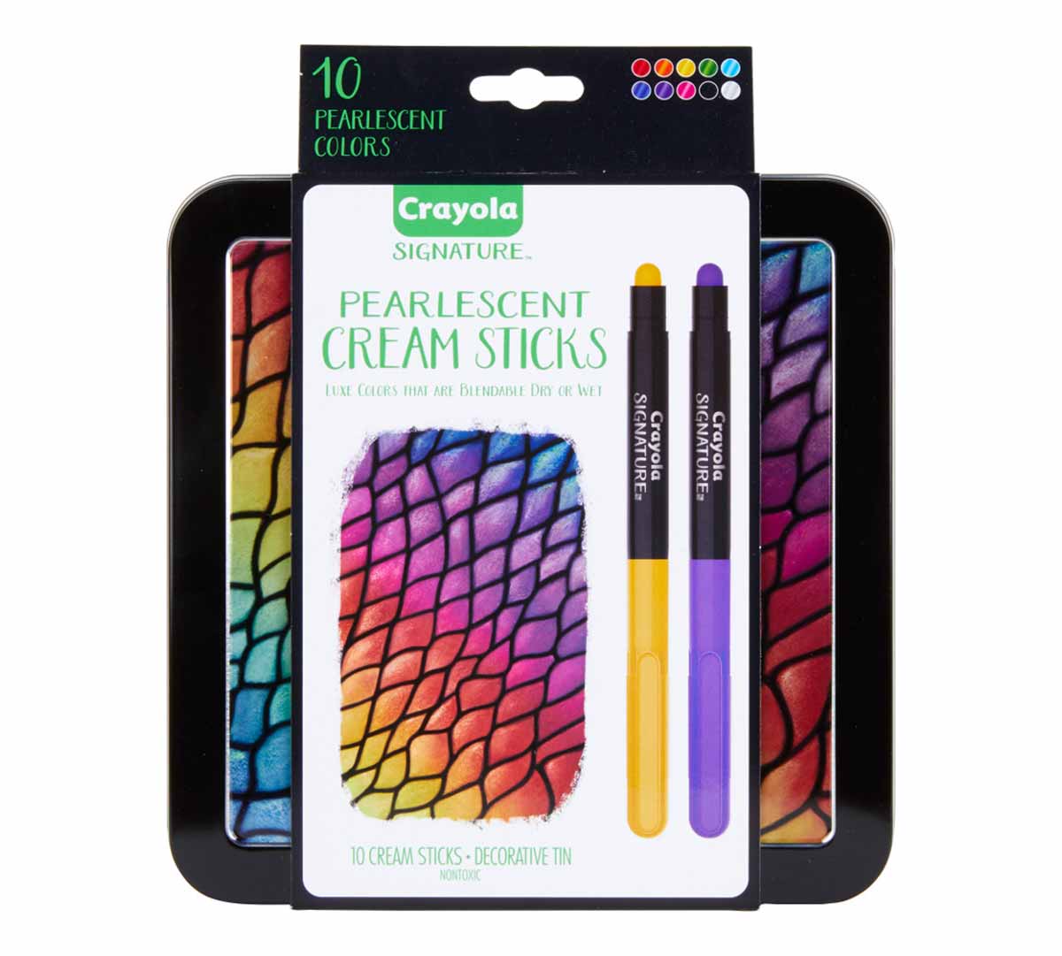 Signature Pearlescent Cream Sticks  10 Count